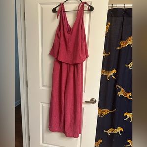 Pink Shimmer Jumpsuit